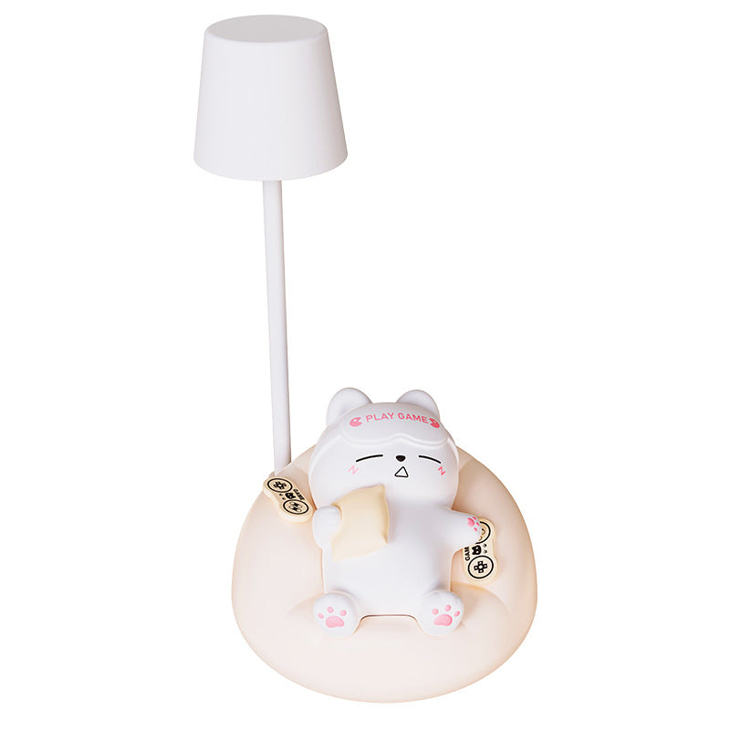 Sleeping Cat Small Night Lamp